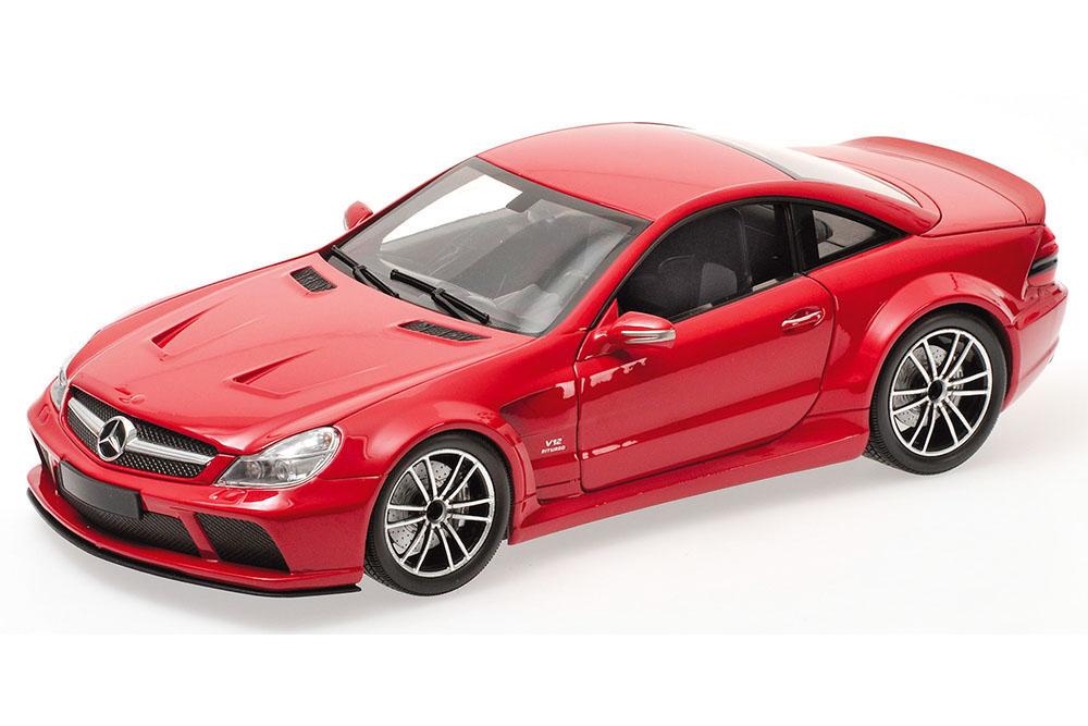 Red Mercedes Benz sl65 AMG