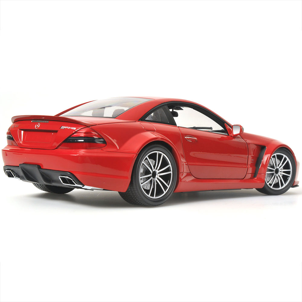 Red Mercedes Benz sl65 AMG